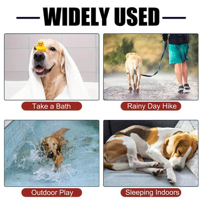 Dog Drying Coat Bathrobe Soft Thickened Quick-Drying Bath Towel Adjustable Belly Band Robe Towel for Dog Cat Bath Accessories